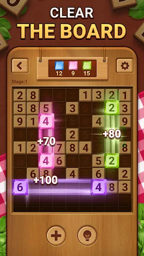 Gameplay screenshot 4 from Woodber - Classic Number Game - Board game